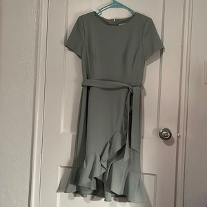 Calvin Klein green dress size 6 worn once
